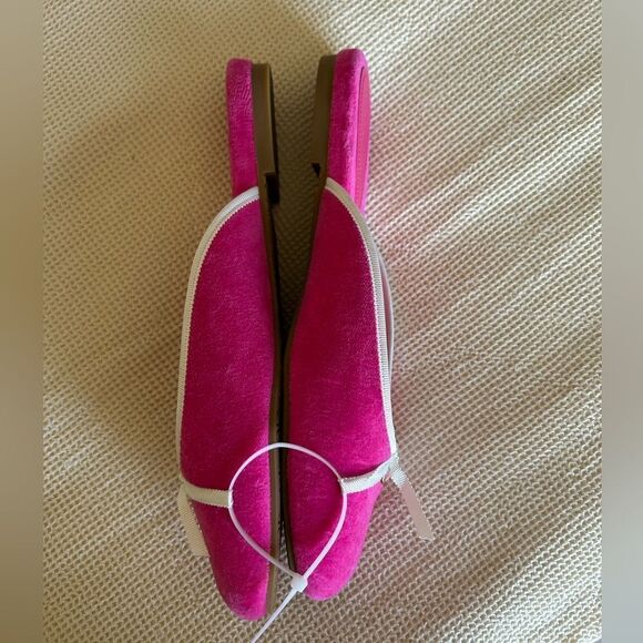Dee Ocleppo Athens terry-cloth mules, fuchsia pink, size 10, NWOT Display Pair - Picture 4 of 10